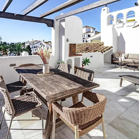 Aldea Blanca, Puerto Banus With Sea View Апартаменти Марбелья